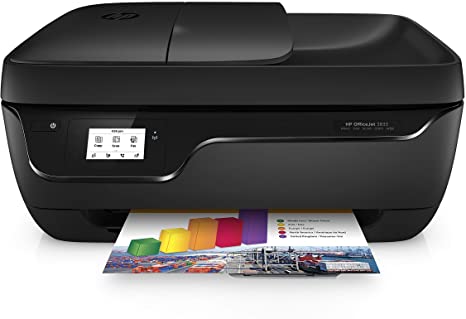 HP OfficeJet 3833 All-in-One Printer, HP Instant Ink & Amazon Dash Replenishment ready (K7V37A) (Renewed)