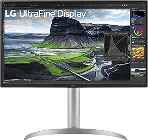 LG Electronics 27UQ850V-W.AEU UltraFine™ 4K IPS-Monitor 27" (68,4 cm), 3840 x 2160, 16:9, 5ms GtG, 60 Hz, DCI-P3, HDR10, DisplayHDR™ 400, Super Resolution , AMD FreeSync™- Weiß