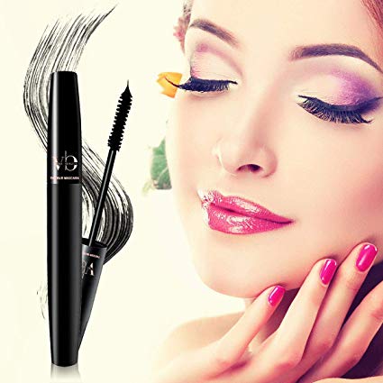 3D Mascara Fiber Lashes, Premium Fiber Mascara Best for Thickening & Lengthening, Long Lasting, Non-Toxic Hypoallergenic Ingredients, Waterproof