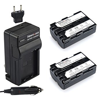 Newmowa NP-FM500H Battery (2-Pack) and Charger kit for Sony Alpha A58 A57 A65 A77 A99 A900 A700 A580 A560 A550 A850 Sony SLT a99 II
