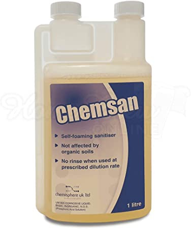 Chemisphere ChemSan Self Foaming No Rinse Sanitiser - 1 Litre