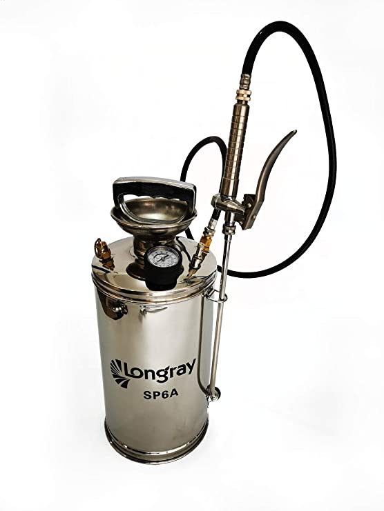 Longray Stainless Steel Hand-Pumped Sprayer (1.5-Gallon)