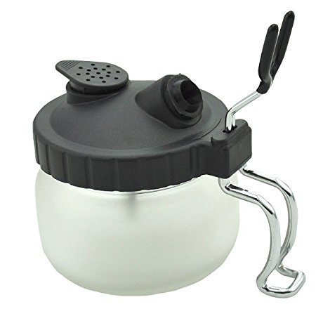 MAGIKON Airbrush Cleaning Pot , Clean Paint Jar , also can be used as Air Brush Holder