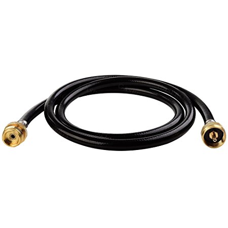 GASPRO 5FT Propane Extension Hose Assembly With 1" X20 Female Throwaway Thread by 1" X20 Male Throwaway Thread- T and Y Connector