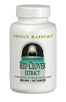 SOURCE NATURALS Red Clover Extract 500 Mg Tablet, 60 Count