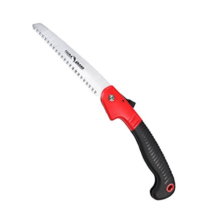 Flora Guard Folding Hand Saw, Camping/Pruning Saw with Rugged 7" Blades Professional Folding Saw Razor Tooth Sharp Blade Solid Grip