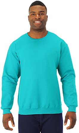 Jerzees Men's Pill Resistant Long Sleeve Crewneck Sweatshirt