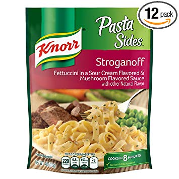 Knorr Pasta Side Dish, Stroganoff, 4 oz Pack of 12