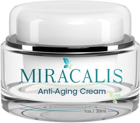 Miracalis - Best Face Cream and Moisturizer With Advanced Anti Aging Wrinkle Formula Clinically Proven To Reduce Wrinkle Depth Smooth Fine Lines and Soften Skin Cruelty Free Hypoallergenic and Proudly Made in the USA