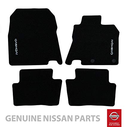 Genuine OE Nissan Qashqai J11E 2014 on Velour Carpet Car Floor Mats x4 - KE755HV001