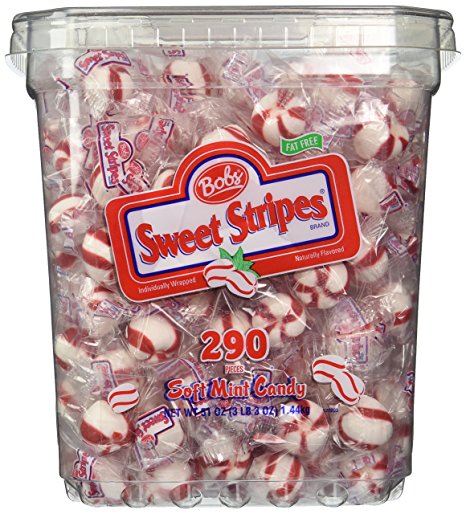 Bobs Sweet Stripes Soft Peppermint Balls (290 COUNT)