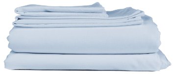Queen Size Sheet Set - 6 Piece Set - Hotel Luxury Bed Sheets - Extra Soft - Deep Pockets - Easy Fit - Breathable & Cooling Sheets - Comphy - Light Blue Bed Sheets - Baby Blue - Queens Sheets - 6 PC