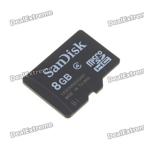 1 X Genuine SanDisk MicroSD/TransFlash SDHC TF Memory Card (8GB / Class 2)