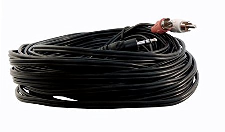 YCS Basics 50 foot 3.5mm stereo male to 2 RCA male cable