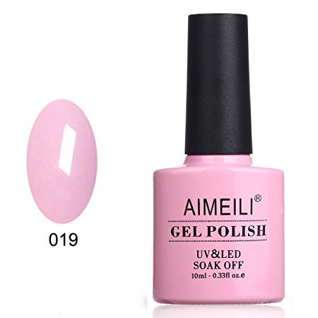 AIMEILI Soak Off UV LED Gel Nail Polish - Cake Pop (019) 10ml