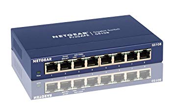 NETGEAR GS108NA ProSafe GS108 Ethernet Switch 8 x 10/100/1000Base-T