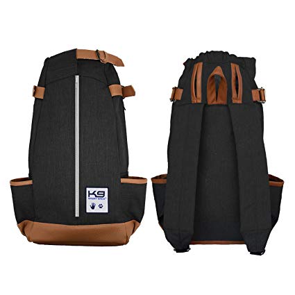 K9 Sport Sack | Dog Carrier Backpack for Small and Medium Pets | Front Facing Adjustable Pack with Storage Bag | Fully Ventilated | Veterinarian Approved
