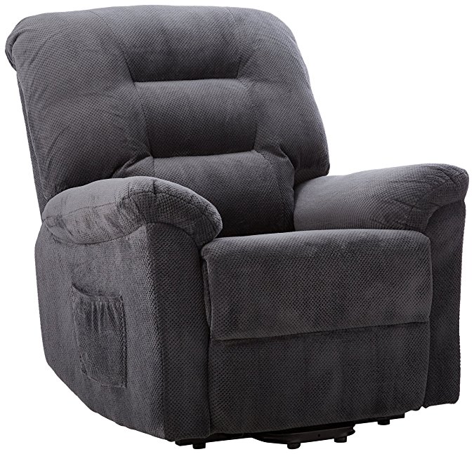 Coaster Home Furnishings Coaster 600398 Power Lift Recliner, CHARCOAL