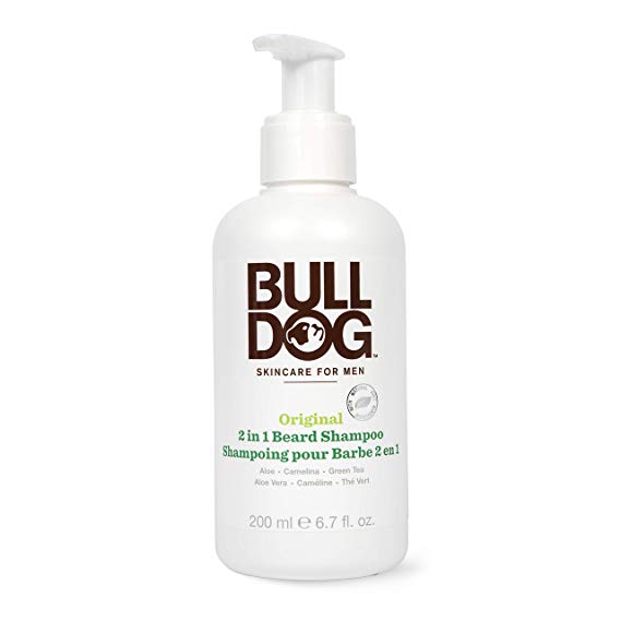 Bulldog Skin Care for Men Original Beard Shampoo & Conditioner, 200 mL
