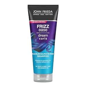 John Frieda Frizz Ease Traumlocken Shampoo - 1er Pack (1 x 250 ml) - reinigt und spendet Feuchtigkeit - definiert und verstärkt Locken - mit Abyssinian-Öl