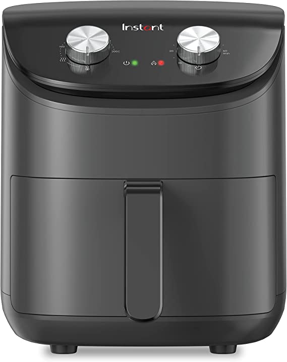 Instant Air Fryer 4L - Air Fryer/ Easy-to-use dial controls - Grey -1600W