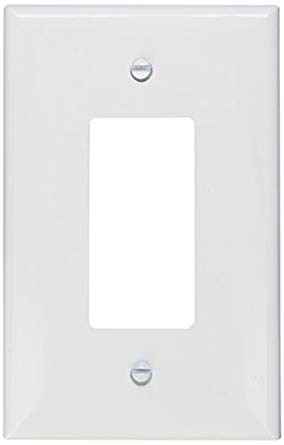 Morris 81821 Lexan Wall Plate, Oversize Decorative GFCI, 1 Gang, White