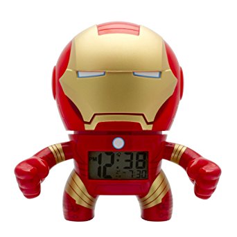 BulbBotz Marvel and DC Universe Super Hero Light up Alarm Clocks (7.5 Inches Tall)