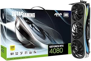 Zotac Carte Graphique Nvidia GeForce RTX 4080 Amp Extreme Airo 16Go, ZT-D40810B-10P