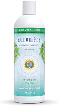 Auromere Ayurvedic Shampoo, aloe-vera Neem, 16 Fluid Ounce, 16 Fluid_Ounces (027275700039)