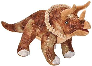 Wild Republic Triceratops Plush, Dinosaur Stuffed Animal, Plush Toy, Kids Gifts, Dinosauria 17 Inches