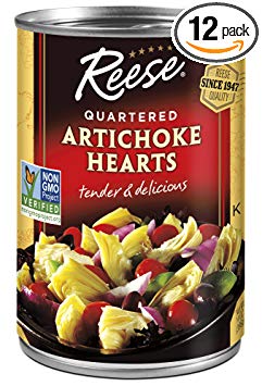 Reese Quartered Artichoke Hearts, 14-Ounces (Pack of 12)