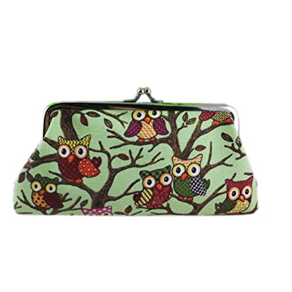 Wallet,toraway Fashion Vintage Women Lovely Style Small Coin Pockets Wallet Hasp Owl Purse Clutch Bags Handbags