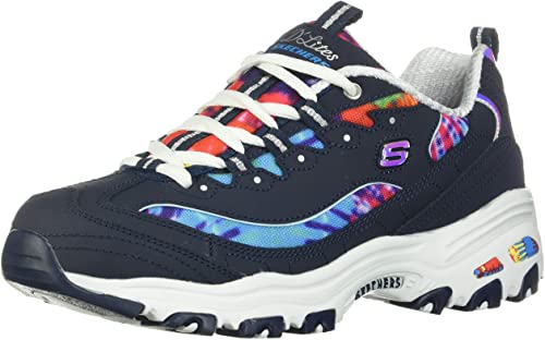 Skechers Women's D'Lites-Summer Fiesta Sneaker