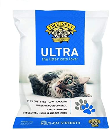 Dr.Elsey's Cat Ultra Premium Clumping Cat Litter, 40 Pound Bag