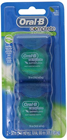 Oral-B Complete Satin Floss Twin Pack