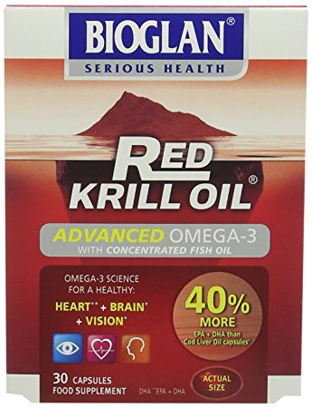 Bioglan Red Krill Oil   Fish Oil Capsules - Pack of 30