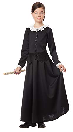 California Costumes Susan B. Anthony/Harriet Tubman Girl Costume, One Color, Medium