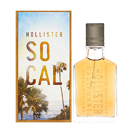 Hollister Socal Cologne Spray for Men, 1.7 Fluid Ounce