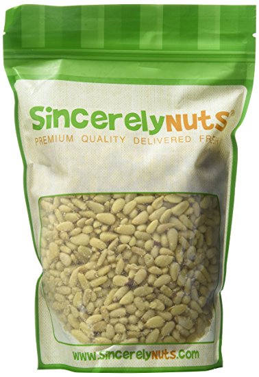 Sincerely Nuts Pine Nuts - One Lb. Bag- Epitome of Deliciousness- Fresh and Crunchy - Packed with Healthy Minerals & Vitamins - Kosher Certified!