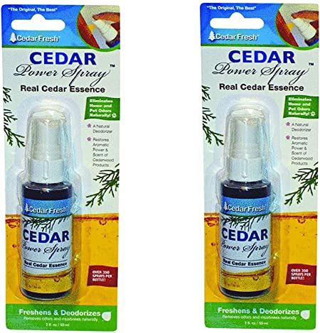 Household Essentials 81702 Cedar Fresh Spray Air Freshener, 2Pack