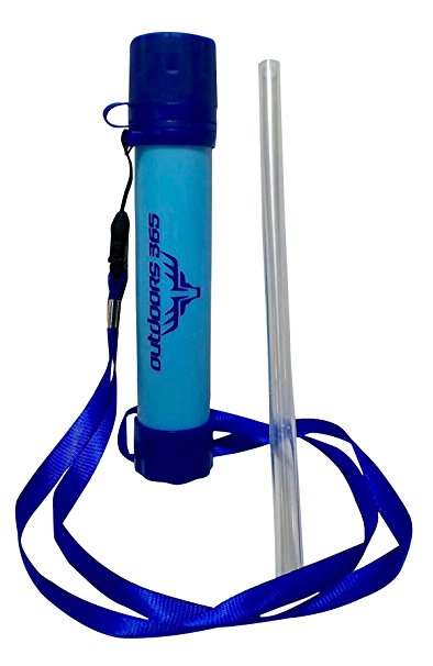 Outdoors 365 Survival Straw Emergency Water Filter by FrogDogz 365