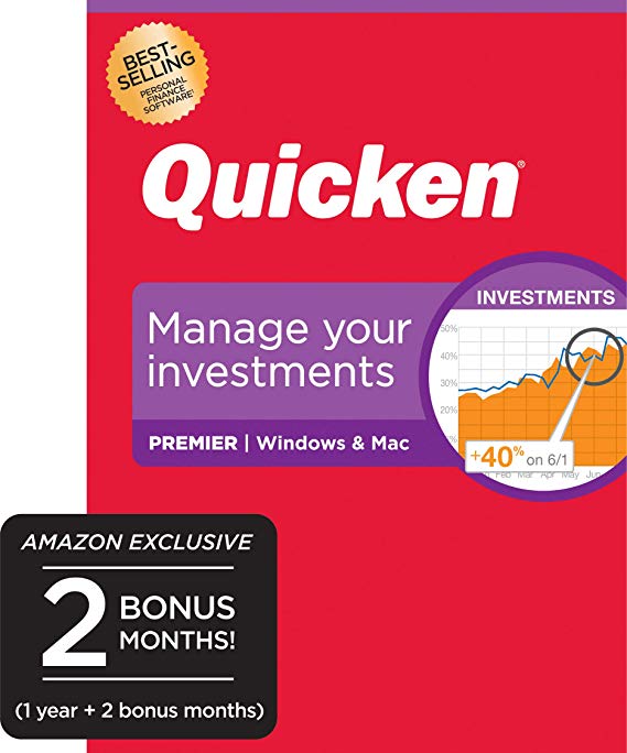 Quicken Premier Personal Finance - Maximize Your Investments [Amazon Exclusive] [PC/Mac Disc]