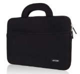 Chromebook Case amCase 116 to 12 inch SleeveCase for Acer Chromebook 11 C720 C720P C740 HP Stream 11  Samsung Chromebook 2 Macbook 12Notebook Laptop Protective Neoprene with Handle BLACK