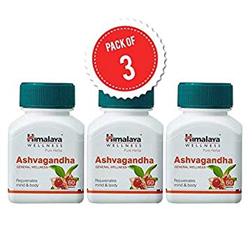 Himalaya Wellness Ashvagandha Men's Tablets - 60 Tablets (Pack of 3)