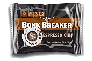 Bonk Breaker Energy Bar, Espresso Chip, 2.2 Ounce, 12 Count