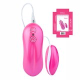 Pink Vibrating Bullet Sex Toy Vibrator - 10 Functions - 30 Day No-Risk Money-Back Guarantee