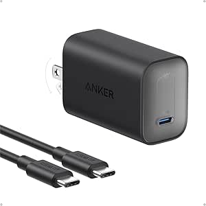 Anker Nano Charger, 100W MacBook Charger, Foldable Charger for iPhone Series, and All USB C Devices, 6ft USB-C Cable Included, Compatible with MagSafe