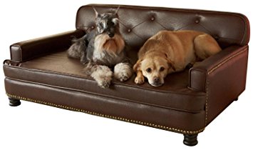 Enchanted Home Pet Library Sofa, 40.5 by 30 by 18-Inch, Brown