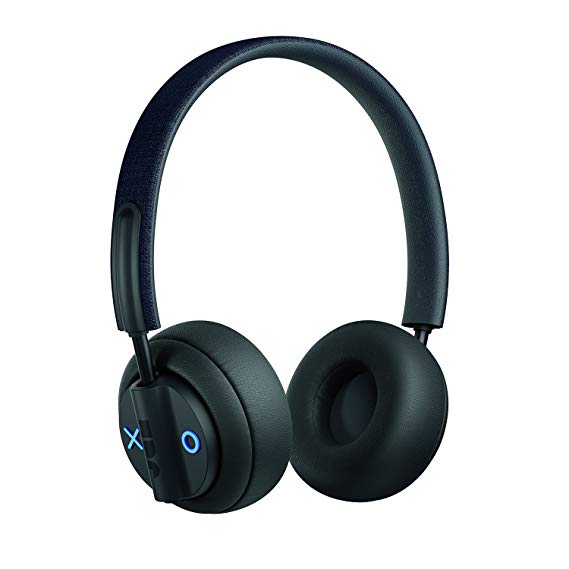 Out There, Active Noise Cancelling On-Ear Bluetooth Headphones | 17 Hour Playtime, 50 ft. Range, Hands-Free Calling, Sweat and Rain Resistant IPX4 Rated | JAM Audio Black