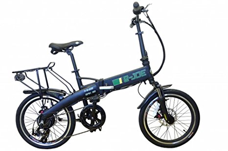2015 e-JOE Epik Sport Edition SE Midnight Black Folding Electric Bike